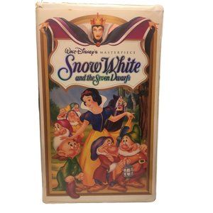 Walt Disney’s Masterpiece Collection Snow White & The Seven Dwarfs 1997 VHS Tape